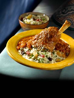 Moroccan Braised Lamb Shank